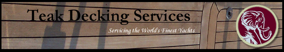 teak decking services - servicing the world's finest yachts